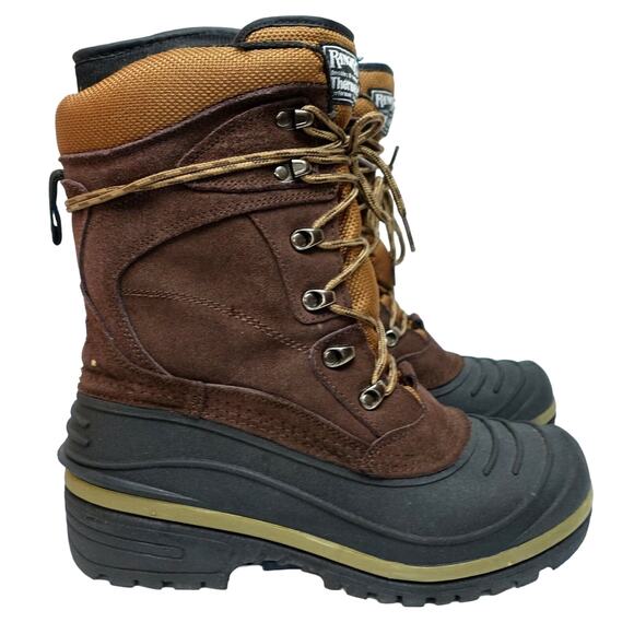 Ranger Thermolite men's size 7 suede and rubber lace up boots brown - Picture 1 of 9